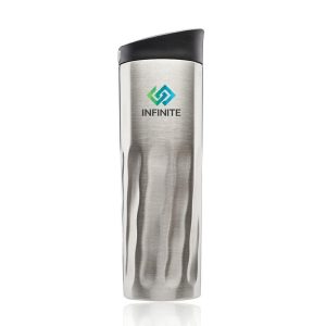 20 oz. Rippled Travel Mugs  |   Stainless steel Stainless steel Stainless steel