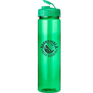 24 oz. Plastic Water Bottles with Lid  |   Plastic Plastic Plastic