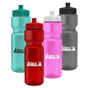 28 oz. Champion Transparent Color Bottles  |   Plastic Plastic Plastic